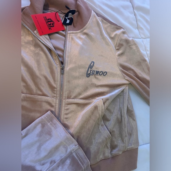 Gsuwoo Brown Velour Tracksuit - Picture 7 of 12